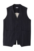 【ニアー ニッポン/near.nippon】のウールリネン オーバーベスト 人気、トレンドファッション・服の通販 founy(ファニー) ファッション Fashion レディースファッション Fashion for Women アウター Coat / Outerwear Collection レディースジャケット・軽アウター Jackets おすすめ Recommended / Our Picks ジャケット Jacket, Outerwear セットアップ Set-Up, Coordinated Outfit ハーフ Half, Half-Length ベスト Vest, Waistcoat リネン Linen, Linen Fabric リラックス Relax, Relaxed Fit thumbnail ネイビーピンストライプ|ID: prp329100004384997 ipo3291000000032965868