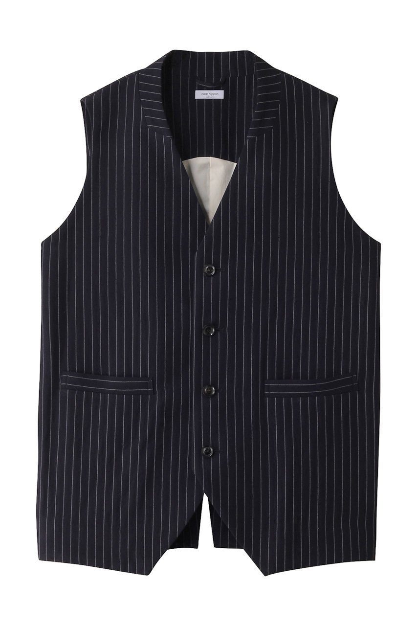 【ニアー ニッポン/near.nippon】のウールリネン オーバーベスト 人気、トレンドファッション・服の通販 founy(ファニー) 　ファッション　Fashion　レディースファッション　Fashion for Women　アウター　Coat / Outerwear Collection　レディースジャケット・軽アウター　Jackets　おすすめ　Recommended / Our Picks　ジャケット　Jacket, Outerwear　セットアップ　Set-Up, Coordinated Outfit　ハーフ　Half, Half-Length　ベスト　Vest, Waistcoat　リネン　Linen, Linen Fabric　リラックス　Relax, Relaxed Fit　 other-1|ID: prp329100004384997 ipo3291000000034956341