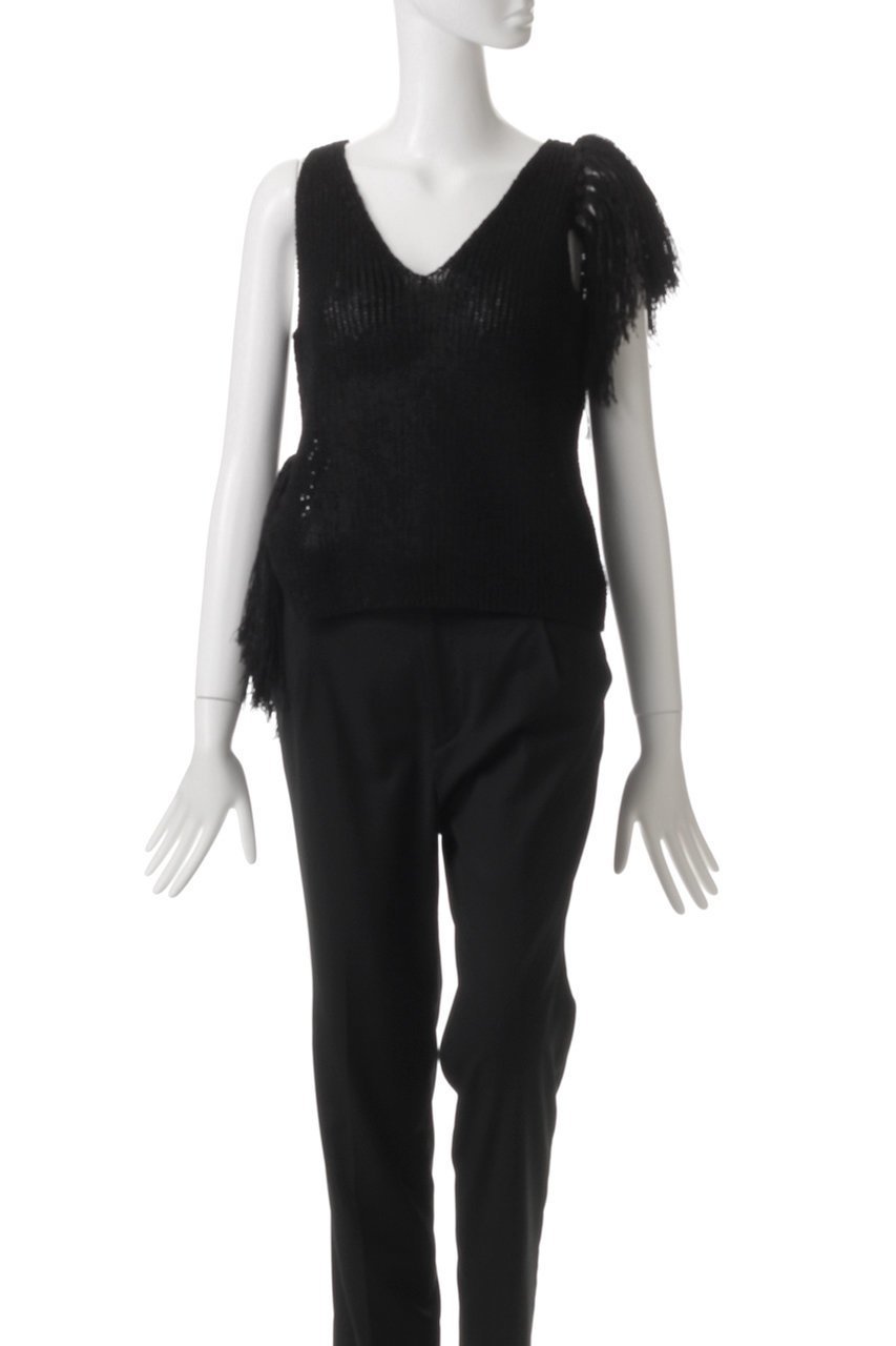 【ニアー ニッポン/near.nippon】のペーパーヤーン フリンジタンクトップ 人気、トレンドファッション・服の通販 founy(ファニー) 　ファッション　Fashion　レディースファッション　Fashion for Women　トップス・カットソー　Cut & Sew Tops　ニット　Knit Tops & Sweaters　カジュアルプルオーバー・ニットトップス　Pullovers & Knit Tops / Casual Pullovers　アシンメトリー　Asymmetrical Style　インナー　Innerwear　ギャザー　Gathered, Ruffled　コンパクト　Compact, Small Size　ドレス　Dress, One-Piece　バランス　Balance, Style Balance　フリンジ　Fringe, Tassel　ボトム　Bottoms, Lower Wear　レース　Lace, Lace Fabric　ワイド　Wide, Wide Fit　軽量　Lightweight, Ultra Light　other-2|ID: prp329100004384998 ipo3291000000034957305