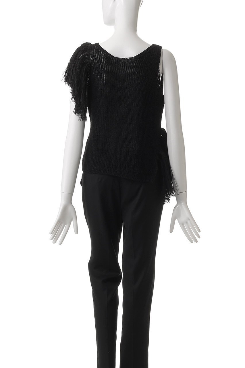 【ニアー ニッポン/near.nippon】のペーパーヤーン フリンジタンクトップ 人気、トレンドファッション・服の通販 founy(ファニー) 　ファッション　Fashion　レディースファッション　Fashion for Women　トップス・カットソー　Cut & Sew Tops　ニット　Knit Tops & Sweaters　カジュアルプルオーバー・ニットトップス　Pullovers & Knit Tops / Casual Pullovers　アシンメトリー　Asymmetrical Style　インナー　Innerwear　ギャザー　Gathered, Ruffled　コンパクト　Compact, Small Size　ドレス　Dress, One-Piece　バランス　Balance, Style Balance　フリンジ　Fringe, Tassel　ボトム　Bottoms, Lower Wear　レース　Lace, Lace Fabric　ワイド　Wide, Wide Fit　軽量　Lightweight, Ultra Light　other-4|ID: prp329100004384998 ipo3291000000034957307