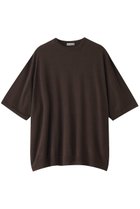 【ウィムガゼット/Whim Gazette】の【GEMINI】ニットTシャツ 人気、トレンドファッション・服の通販 founy(ファニー) ファッション Fashion レディースファッション WOMEN トップス・カットソー Tops/Tshirt ニット Knit Tops シャツ/ブラウス Shirts/Blouses ロング / Tシャツ T-Shirts プルオーバー Pullover 2025年 2025 2025春夏・S/S Ss,Spring/Summer,2025 シンプル Simple デニム Denim リラックス Relax 夏 Summer 春 Spring S/S・春夏 Ss・Spring/Summer thumbnail ブラウン|ID: prp329100004385006 ipo3291000000030648357