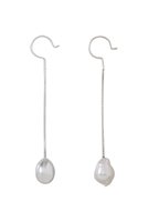 【マルティニーク/martinique】の【Rieuk】パール&チェーン 人気、トレンドファッション・服の通販 founy(ファニー) ファッション Fashion レディースファッション Fashion for Women ジュエリー Jewelry ファッションリング Fashion Rings イヤリング・フープ・ドロップタイプ Hoop, Drop & Clip Earrings イヤリング Earrings シルバー Silver, Metallic Silver シンプル Simple, Minimal チェーン Chain, Chain Strap バロック Baroque, Baroque Design パール Pearl, Pearl Accent フェミニン Feminine, Girly エレガント 上品 Elegant |ID:prp329100004385013