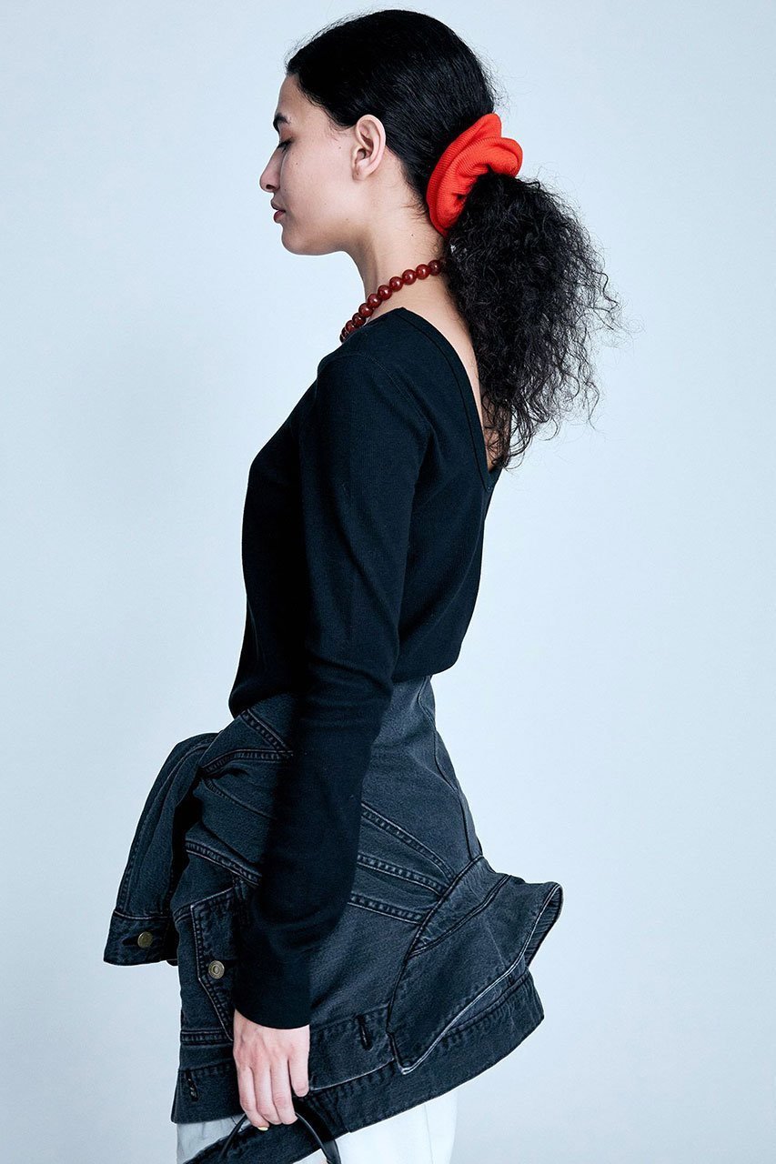 【ブリル/BRILL】のリブカットロングスリーブプルオーバー 人気、トレンドファッション・服の通販 founy(ファニー) 　ファッション　Fashion　レディースファッション　WOMEN　トップス・カットソー　Tops/Tshirt　シャツ/ブラウス　Shirts/Blouses　ロング / Tシャツ　T-Shirts　プルオーバー　Pullover　カットソー　Cut and Sewn　インナー　Inner　シンプル　Simple　ストレッチ　Stretch　スリーブ　Sleeve　テレコ　Tereko　ロング　Long　other-2|ID: prp329100004385038 ipo3291000000031332933