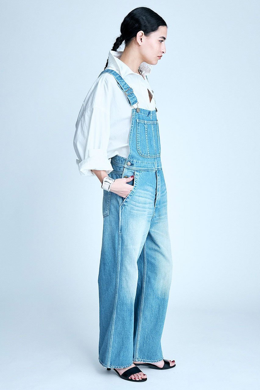 【ブリル/BRILL】のDENIMオーバーオール 人気、トレンドファッション・服の通販 founy(ファニー) 　ファッション　Fashion　レディースファッション　Fashion for Women　パンツ　Pants & Trousers　ストレート　Straight, Straight Cut　デニム　Denim, Jeans Material　人気　Popular, Best Seller　other-3|ID: prp329100004385041 ipo3291000000034991075