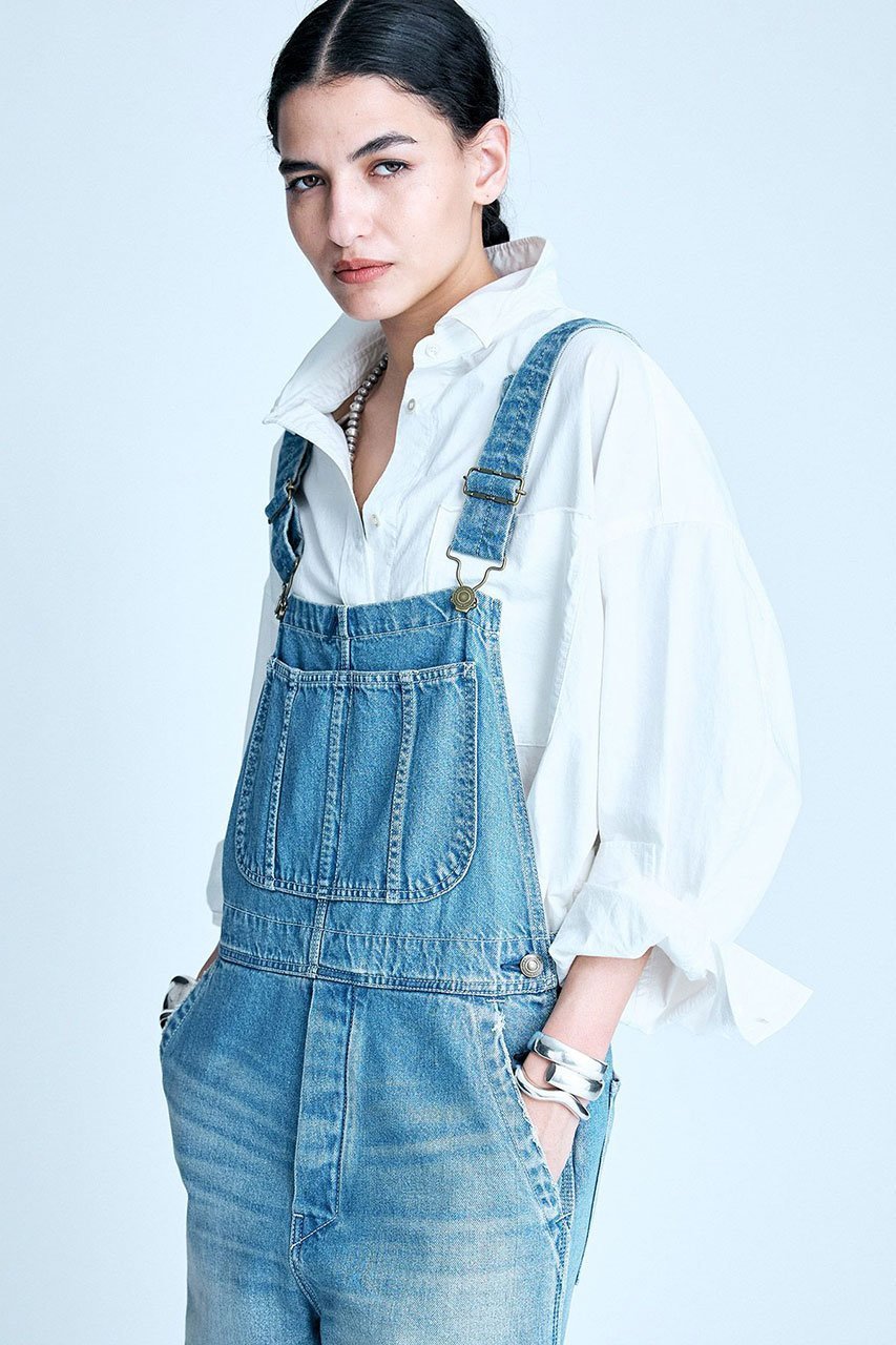 【ブリル/BRILL】のDENIMオーバーオール 人気、トレンドファッション・服の通販 founy(ファニー) 　ファッション　Fashion　レディースファッション　Fashion for Women　パンツ　Pants & Trousers　ストレート　Straight, Straight Cut　デニム　Denim, Jeans Material　人気　Popular, Best Seller　other-4|ID: prp329100004385041 ipo3291000000034991076