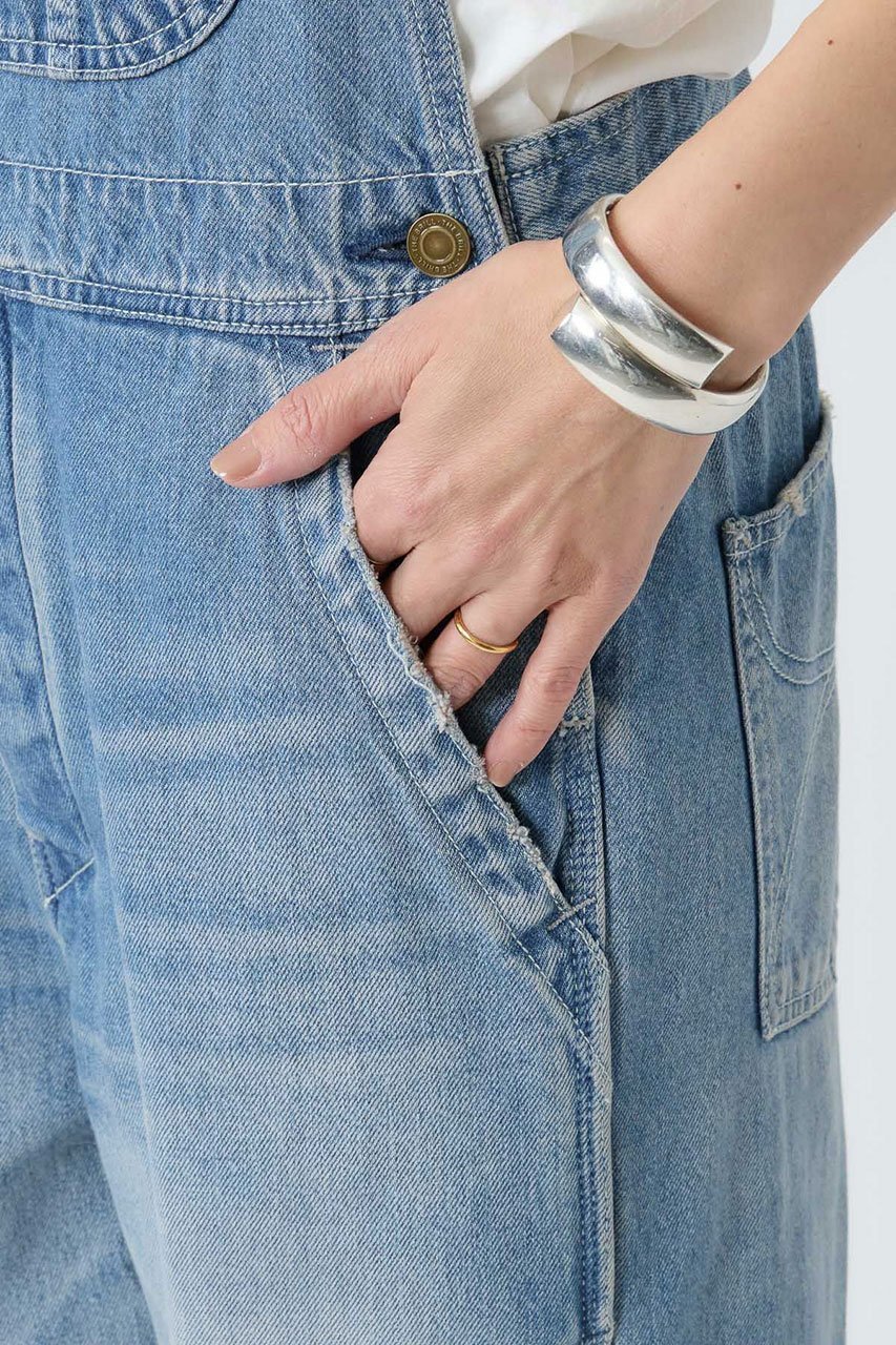 【ブリル/BRILL】のDENIMオーバーオール 人気、トレンドファッション・服の通販 founy(ファニー) 　ファッション　Fashion　レディースファッション　Fashion for Women　パンツ　Pants & Trousers　ストレート　Straight, Straight Cut　デニム　Denim, Jeans Material　人気　Popular, Best Seller　other-7|ID: prp329100004385041 ipo3291000000034991079