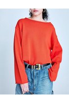 【ブリル/BRILL】のギザコットン リラックスプルオーバー 人気、トレンドファッション・服の通販 founy(ファニー) ファッション Fashion レディースファッション WOMEN トップス・カットソー Tops/Tshirt ニット Knit Tops プルオーバー Pullover 2025年 2025 2025春夏・S/S Ss,Spring/Summer,2025 リラックス Relax 再入荷 Restock/Back In Stock/Re Arrival 夏 Summer 春 Spring S/S・春夏 Ss・Spring/Summer thumbnail オレンジ|ID: prp329100004385042 ipo3291000000030648452