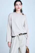 【ブリル/BRILL】のギザコットン リラックスプルオーバー ベージュ|ID: prp329100004385042 ipo3291000000035677014