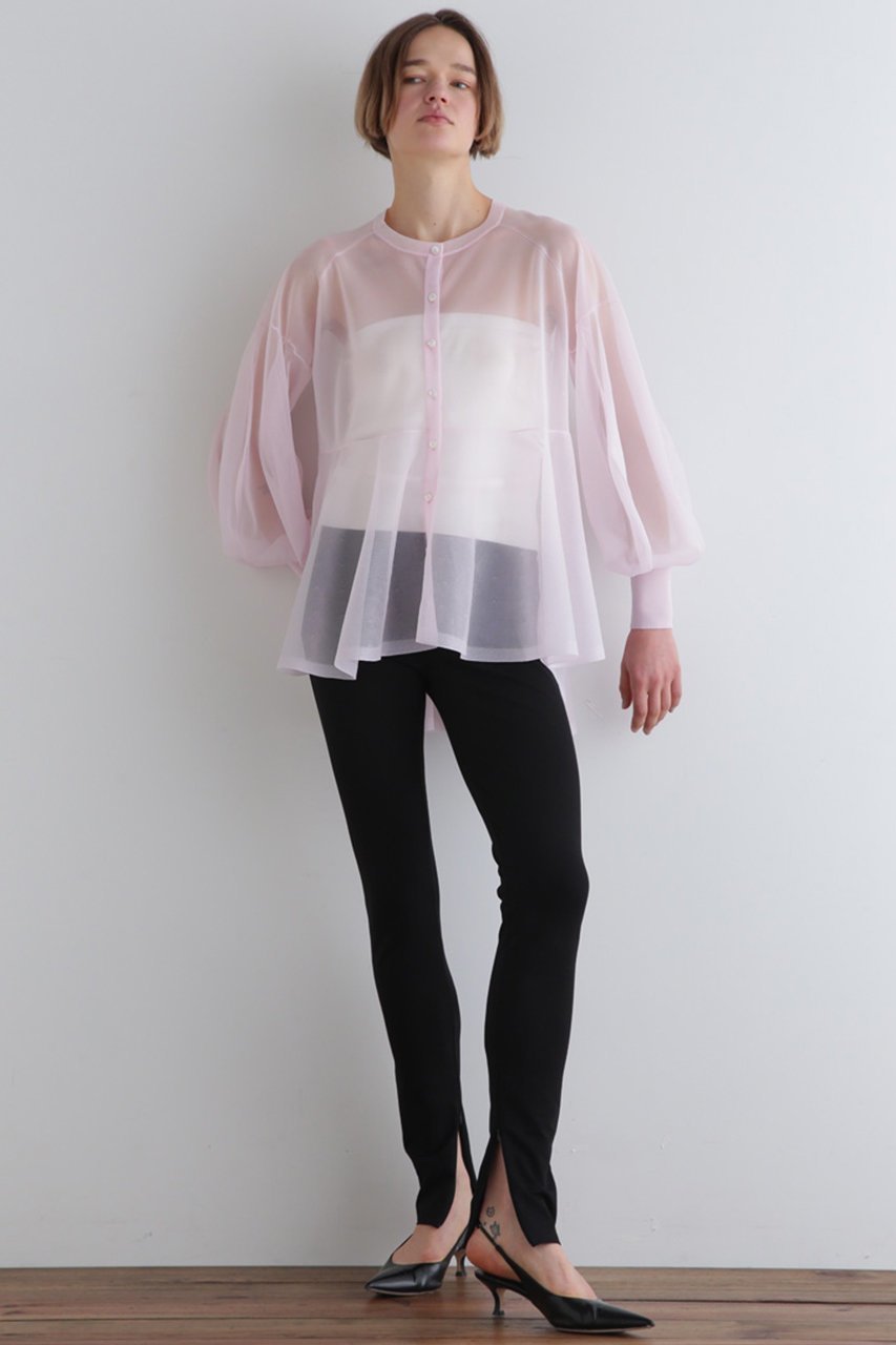 【ル フィル/LE PHIL】のオーガンザカーデ 人気、トレンドファッション・服の通販 founy(ファニー) 　ファッション　Fashion　レディースファッション　Fashion for Women　トップス・カットソー　Cut & Sew Tops　カーディガン・羽織り　Layered Style Cardigans　シャツ・ブラウス・オフィスカジュアル　Elegant Blouses & Button-Ups　ロングTシャツ・Tシャツ　Longline T-Shirts & Tees　カットソー・ベーシックTシャツ　Cut-and-Sewn Tops / Stretch Tees & Basics　おすすめ　Recommended / Our Picks　オーガンジー　Organza Fabric　カーディガン　Cardigan, Knitwear　フェミニン　Feminine, Girly　フレア　Flare, Flared　other-2|ID: prp329100004385047 ipo3291000000032869568
