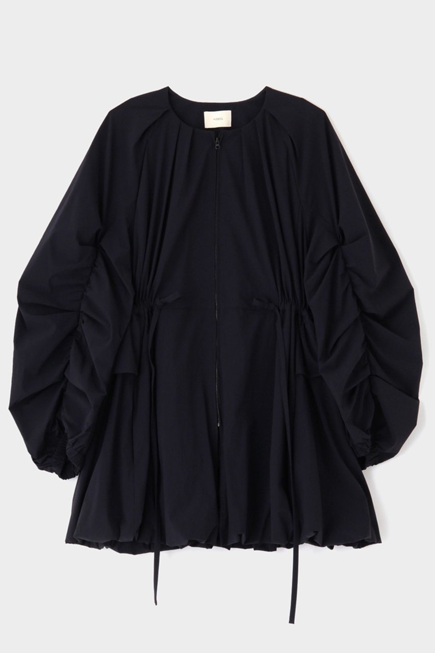 【ル フィル/LE PHIL】の4WAYストレッチコート インテリア・キッズ・メンズ・レディースファッション・服の通販 founy(ファニー) 　ファッション　Fashion　レディースファッション　Fashion for Women　アウター　Coat / Outerwear Collection　コート・ロングコート・ピーコート　Long Coats, Peacoats & More　ギャザー　Gathered, Ruffled　ショート　Short, Short Length　ストレッチ　Stretch, Stretchy Fabric　スポーツ　Sports, Activewear　スポーティ　Sporty, Casual Athletic　バランス　Balance, Style Balance　フェミニン　Feminine, Girly　フリル　Frill, Ruffle　フロント　Front, Front Design　ブルゾン　Blouson, Bomber Jacket　春　Spring　ブラック|ID: prp329100004385051 ipo3291000000032926731