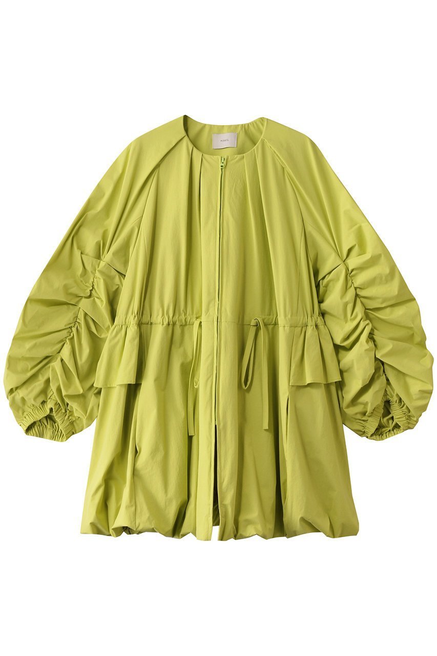 【ル フィル/LE PHIL】の4WAYストレッチコート インテリア・キッズ・メンズ・レディースファッション・服の通販 founy(ファニー) 　ファッション　Fashion　レディースファッション　Fashion for Women　アウター　Coat / Outerwear Collection　コート・ロングコート・ピーコート　Long Coats, Peacoats & More　ギャザー　Gathered, Ruffled　ショート　Short, Short Length　ストレッチ　Stretch, Stretchy Fabric　スポーツ　Sports, Activewear　スポーティ　Sporty, Casual Athletic　バランス　Balance, Style Balance　フェミニン　Feminine, Girly　フリル　Frill, Ruffle　フロント　Front, Front Design　ブルゾン　Blouson, Bomber Jacket　春　Spring　イエロー|ID: prp329100004385051 ipo3291000000032926746
