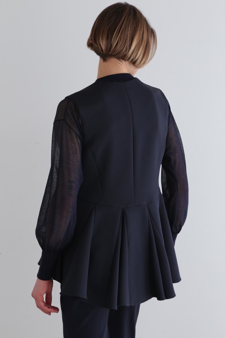 【ル フィル/LE PHIL】のPULUELAトリプルクロスジレ 人気、トレンドファッション・服の通販 founy(ファニー) 　ファッション　Fashion　レディースファッション　Fashion for Women　アウター　Coat / Outerwear Collection　レディースジャケット・軽アウター　Jackets　ジャケット　Jacket, Outerwear　ストレッチ　Stretch, Stretchy Fabric　ノースリーブ　Sleeveless, No-Sleeve　ベスト　Vest, Waistcoat　ペプラム　Peplum, Flared Hem　夏　Summer　春　Spring　S/S・春夏　SS, Spring/Summer, Warm Season　A/W・秋冬　Autumn/Winter　other-8|ID: prp329100004385053 ipo3291000000032964667