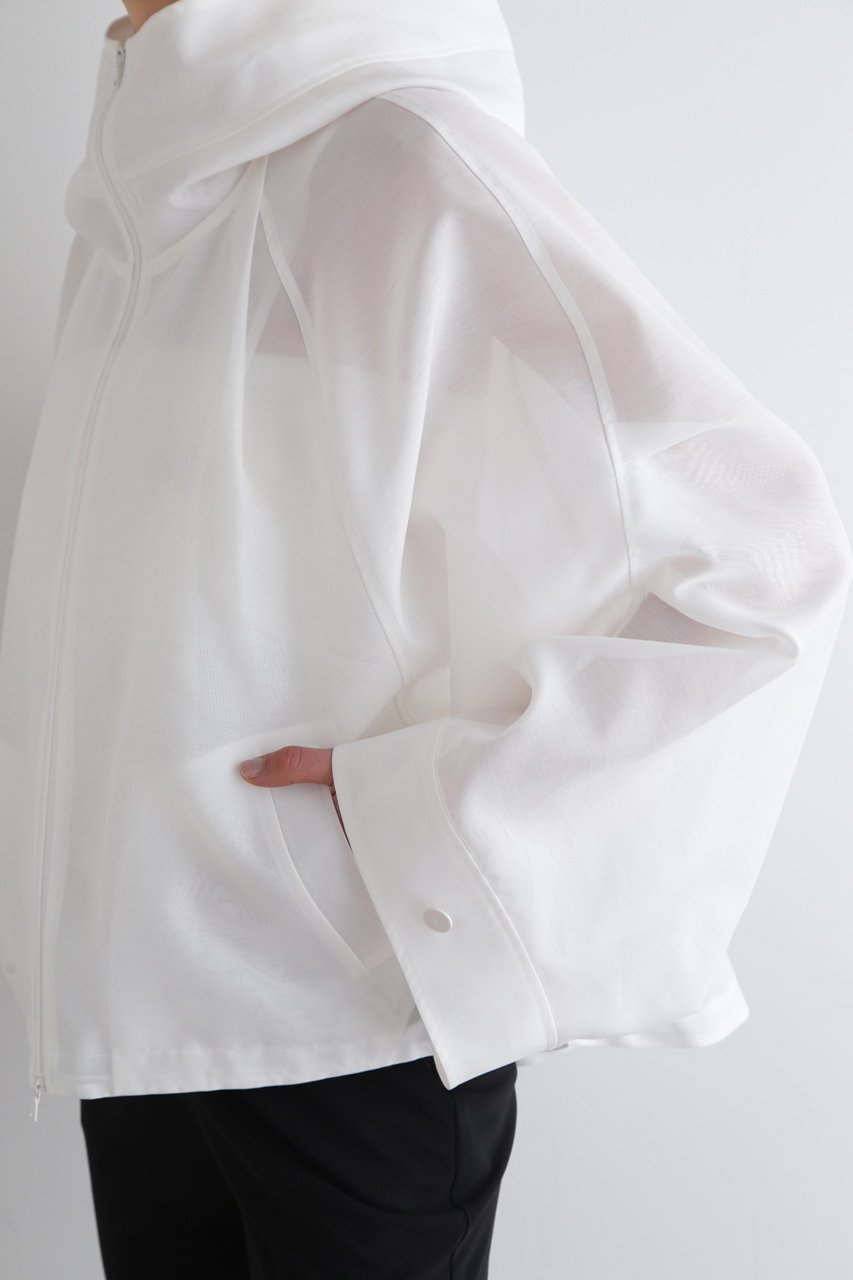 【ル フィル/LE PHIL】のオーガンジージャケット 人気、トレンドファッション・服の通販 founy(ファニー) 　ファッション　Fashion　レディースファッション　Fashion for Women　アウター　Coat / Outerwear Collection　レディースジャケット・軽アウター　Jackets　オーガンジー　Organza Fabric　シアー　Sheer, See-Through　ジャケット　Jacket, Outerwear　ドローストリング　Drawstring, Pull Cord　ブルゾン　Blouson, Bomber Jacket　再入荷　Restock / Back in Stock　夏　Summer　春　Spring　S/S・春夏　SS, Spring/Summer, Warm Season　other-4|ID: prp329100004385054 ipo3291000000033450221
