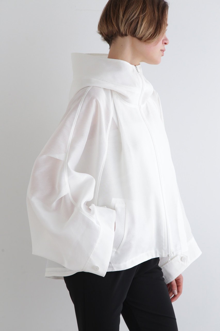 【ル フィル/LE PHIL】のオーガンジージャケット 人気、トレンドファッション・服の通販 founy(ファニー) 　ファッション　Fashion　レディースファッション　Fashion for Women　アウター　Coat / Outerwear Collection　レディースジャケット・軽アウター　Jackets　オーガンジー　Organza Fabric　シアー　Sheer, See-Through　ジャケット　Jacket, Outerwear　ドローストリング　Drawstring, Pull Cord　ブルゾン　Blouson, Bomber Jacket　再入荷　Restock / Back in Stock　夏　Summer　春　Spring　S/S・春夏　SS, Spring/Summer, Warm Season　other-8|ID: prp329100004385054 ipo3291000000033450225