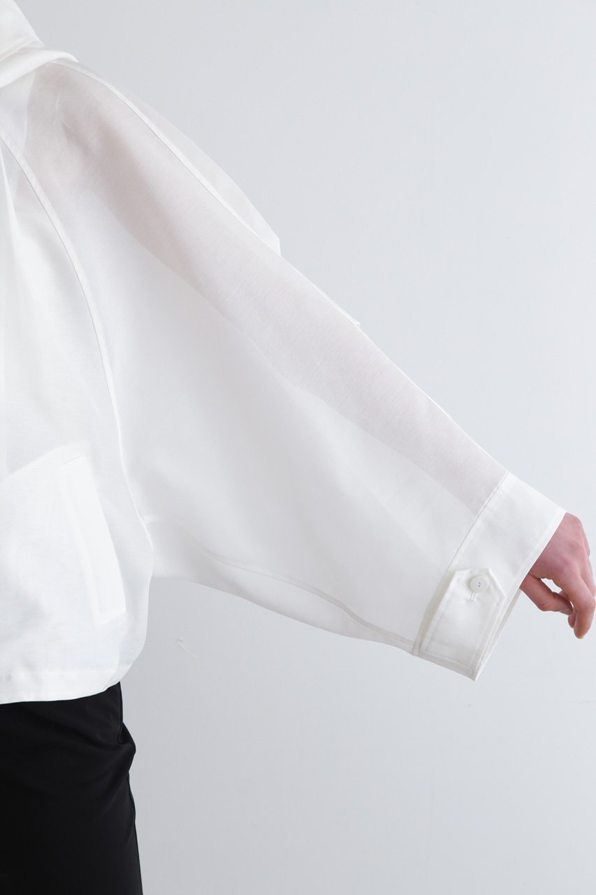 【ル フィル/LE PHIL】のオーガンジージャケット 人気、トレンドファッション・服の通販 founy(ファニー) 　ファッション　Fashion　レディースファッション　Fashion for Women　アウター　Coat / Outerwear Collection　レディースジャケット・軽アウター　Jackets　オーガンジー　Organza Fabric　シアー　Sheer, See-Through　ジャケット　Jacket, Outerwear　ドローストリング　Drawstring, Pull Cord　ブルゾン　Blouson, Bomber Jacket　夏　Summer　春　Spring　S/S・春夏　SS, Spring/Summer, Warm Season　other-3|ID: prp329100004385054 ipo3291000000035416883