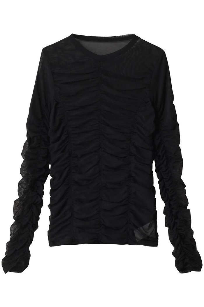 【メゾンスペシャル/MAISON SPECIAL】のシースルシャーリングトップ インテリア・キッズ・メンズ・レディースファッション・服の通販 founy(ファニー) https://founy.com/ ファッション Fashion レディースファッション WOMEN トップス・カットソー Tops/Tshirt シャツ/ブラウス Shirts/Blouses ロング / Tシャツ T-Shirts カットソー Cut and Sewn コンパクト Compact シャーリング Shirring スリーブ Sleeve ビスチェ Bustier ファブリック Fabric ロング Long |ID: prp329100004385055 ipo3291000000030648488