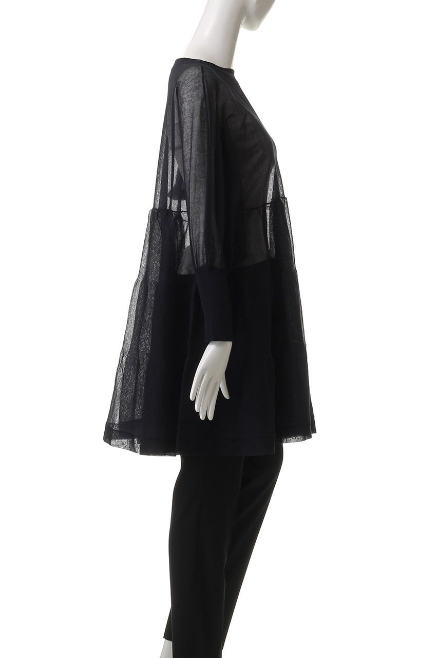 【カレンソロジー/Curensology】のシアーティアードニットプルオーバー 人気、トレンドファッション・服の通販 founy(ファニー) 　ファッション　Fashion　レディースファッション　Ladies' Fashion Online　トップス・カットソー　Tops/Tshirt　ニット　Knit Tops　プルオーバー　Pullover　アクセサリー　Accessories　チュニック　Tunic　ティアード　Tiered　再入荷　Restock/Back In Stock/Re Arrival　夏　Summer　other-3|ID: prp329100004385063 ipo3291000000032613630