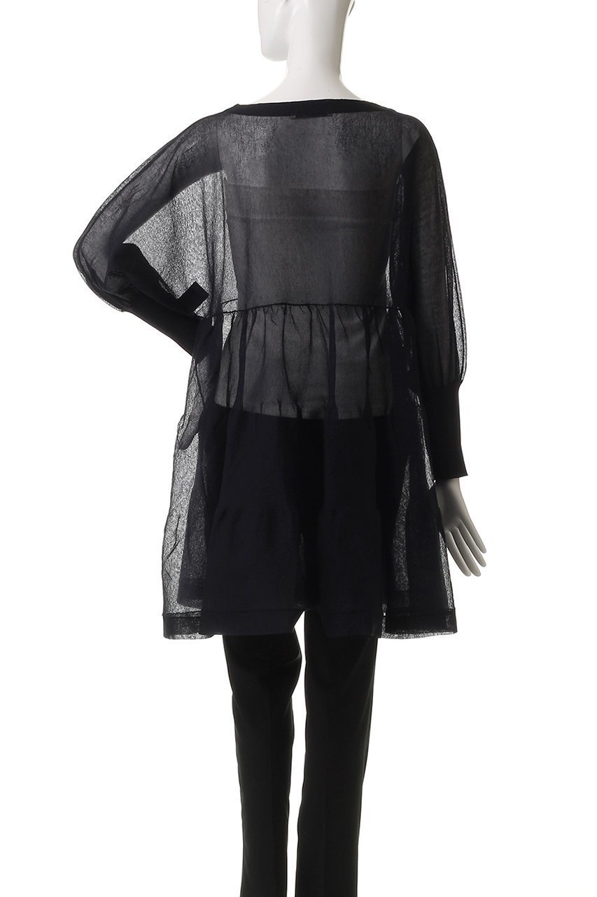 【カレンソロジー/Curensology】のシアーティアードニットプルオーバー 人気、トレンドファッション・服の通販 founy(ファニー) 　ファッション　Fashion　レディースファッション　Ladies' Fashion Online　トップス・カットソー　Tops/Tshirt　ニット　Knit Tops　プルオーバー　Pullover　アクセサリー　Accessories　チュニック　Tunic　ティアード　Tiered　再入荷　Restock/Back In Stock/Re Arrival　夏　Summer　other-4|ID: prp329100004385063 ipo3291000000032613631