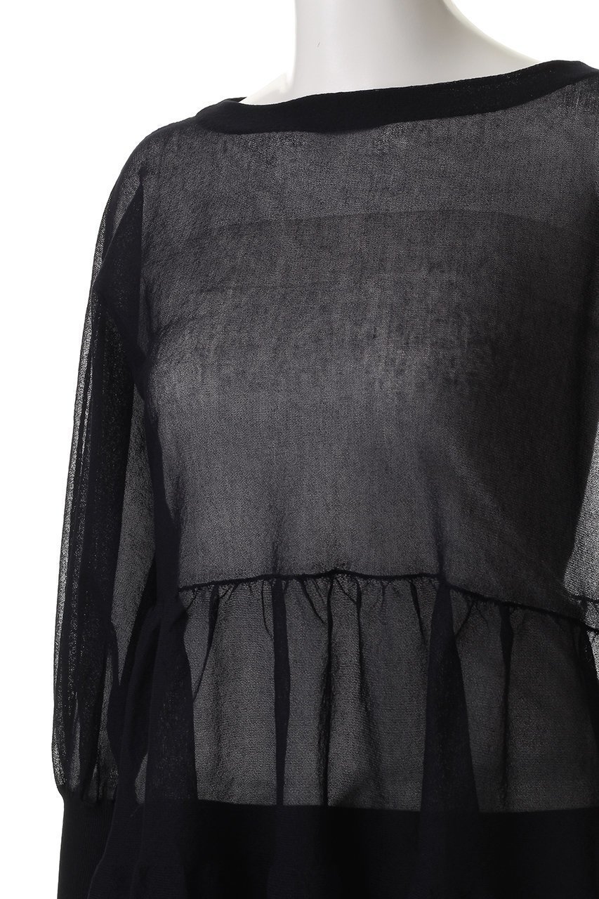 【カレンソロジー/Curensology】のシアーティアードニットプルオーバー 人気、トレンドファッション・服の通販 founy(ファニー) 　ファッション　Fashion　レディースファッション　Ladies' Fashion Online　トップス・カットソー　Tops/Tshirt　ニット　Knit Tops　プルオーバー　Pullover　アクセサリー　Accessories　チュニック　Tunic　ティアード　Tiered　再入荷　Restock/Back In Stock/Re Arrival　夏　Summer　other-5|ID: prp329100004385063 ipo3291000000032613632