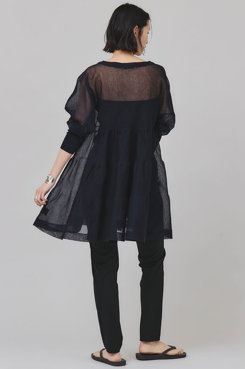 【カレンソロジー/Curensology】のシアーティアードニットプルオーバー 人気、トレンドファッション・服の通販 founy(ファニー) 　ファッション　Fashion　レディースファッション　Ladies' Fashion Online　トップス・カットソー　Tops/Tshirt　ニット　Knit Tops　プルオーバー　Pullover　アクセサリー　Accessories　チュニック　Tunic　ティアード　Tiered　再入荷　Restock/Back In Stock/Re Arrival　夏　Summer　other-8|ID: prp329100004385063 ipo3291000000032613635