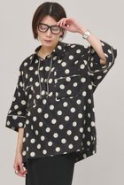 【カレンソロジー/Curensology】の〈C.S.G〉サテンドットブラウス ブラック|ID: prp329100004385064 ipo3291000000032613638