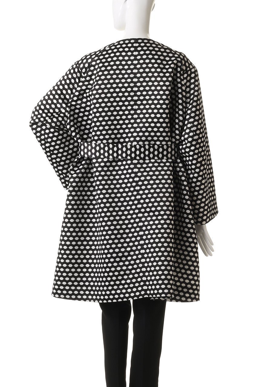 【ジェイドット/j.】のドットパターンフレアコート 人気、トレンドファッション・服の通販 founy(ファニー) 　ファッション　Fashion　レディースファッション　WOMEN　アウター　Coat Outerwear　コート　Coats　ドット　Dot　パターン　Pattern　フェミニン　Feminine　フレア　Flare　ポンチョ　Poncho　ロング　Long　女優　Actress　other-4|ID: prp329100004385068 ipo3291000000031333112