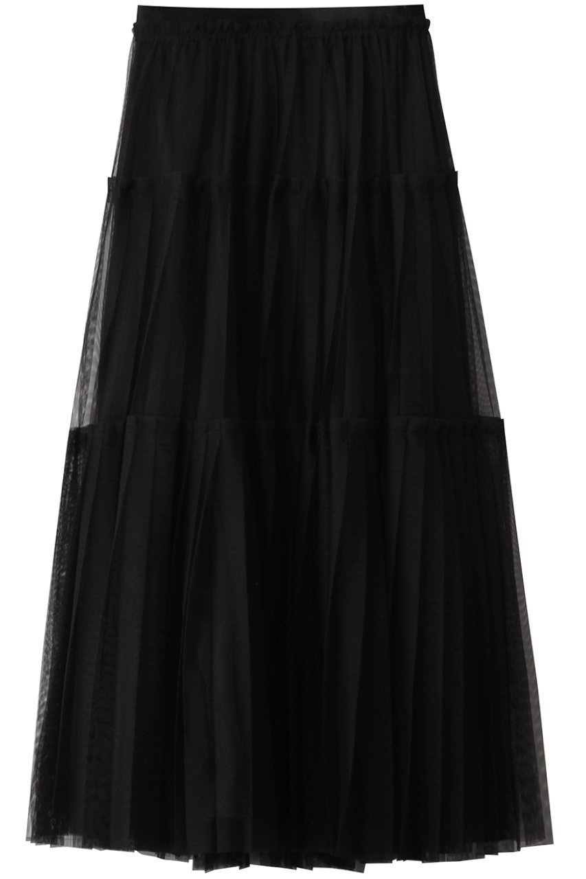 【ヒューエルミュージアム/hueLe Museum】の【STUMBLY】Tulle Pleats Layered 人気、トレンドファッション・服の通販 founy(ファニー) 　ファッション　Fashion　レディースファッション　Fashion for Women　スカート　Skirts　ロングスカート　Long Skirts / Maxi & Midi Skirts　チュール　Tulip, Tulip Motif　フェミニン　Feminine, Girly　プリーツ　Pleats, Pleated　リュクス　Luxury, Elegant, High-End, Chic　ロング　Long, Long-Length　夏　Summer　春　Spring　S/S・春夏　SS, Spring/Summer, Warm Season　 other-1|ID: prp329100004385070 ipo3291000000032826401
