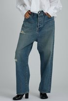 【ブリル/BRILL】のデニム5ポケットパンツ 人気、トレンドファッション・服の通販 founy(ファニー) ファッション Fashion レディースファッション Fashion for Women パンツ Pants & Trousers デニムパンツ・ジーンズ・美脚デニム Denim Jeans & Pants サルエル Sarouel Pants, Drop-Crotch Pants デニム Denim, Jeans Material ポケット Pocket, Pocket Detail モチーフ Motif, Design Theme ヴィンテージ Vintage Style thumbnail ダメージ|ID: prp329100004386407 ipo3291000000036801021