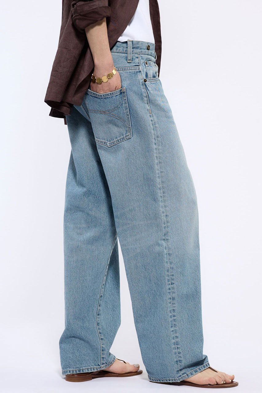 【ブリル/BRILL】のデニム5ポケットパンツ 人気、トレンドファッション・服の通販 founy(ファニー) 　ファッション　Fashion　レディースファッション　Fashion for Women　パンツ　Pants & Trousers　デニムパンツ・ジーンズ・美脚デニム　Denim Jeans & Pants　サルエル　Sarouel Pants, Drop-Crotch Pants　デニム　Denim, Jeans Material　ポケット　Pocket, Pocket Detail　モチーフ　Motif, Design Theme　ヴィンテージ　Vintage Style　other-2|ID: prp329100004386407 ipo3291000000036801025