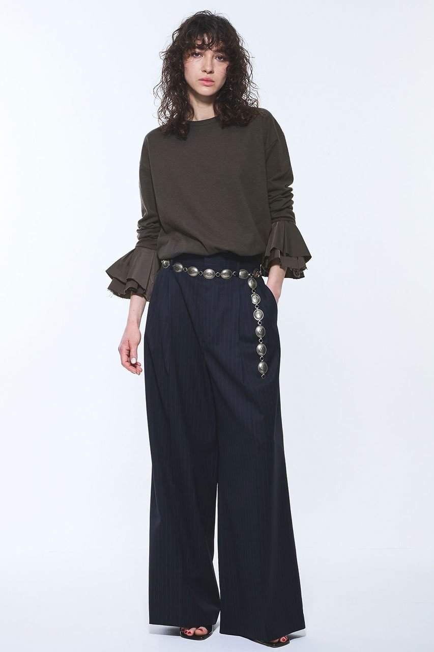【ブリル/BRILL】のポエットスリーブカットソー 人気、トレンドファッション・服の通販 founy(ファニー) 　ファッション　Fashion　レディースファッション　WOMEN　トップス・カットソー　Tops/Tshirt　シャツ/ブラウス　Shirts/Blouses　ロング / Tシャツ　T-Shirts　カットソー　Cut and Sewn　おすすめ　Recommend　ジャケット　Jacket　スリーブ　Sleeve　タフタ　Taffeta　フリル　Frills　ロング　Long　other-3|ID: prp329100004386409 ipo3291000000031332610