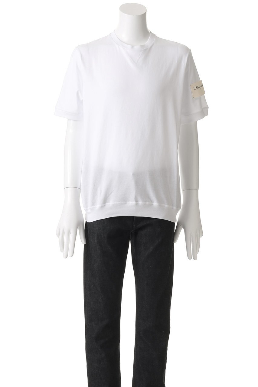【ヌメロ ヴェントゥーノ/N°21 / MEN】の【MEN】袖エンブレムTシャツ 人気、トレンドファッション・服の通販 founy(ファニー) 　ファッション　Fashion　メンズファッション　Fashion for Men　トップス・カットソー　Cut & Sew Tops　メンズシャツ　Shirts　ショート　Short, Short Length　スタイリッシュ　Stylish, Fashionable　スリーブ　Sleeve, Long Sleeve / Short Sleeve　other-2|ID: prp329100004386411 ipo3291000000032874406