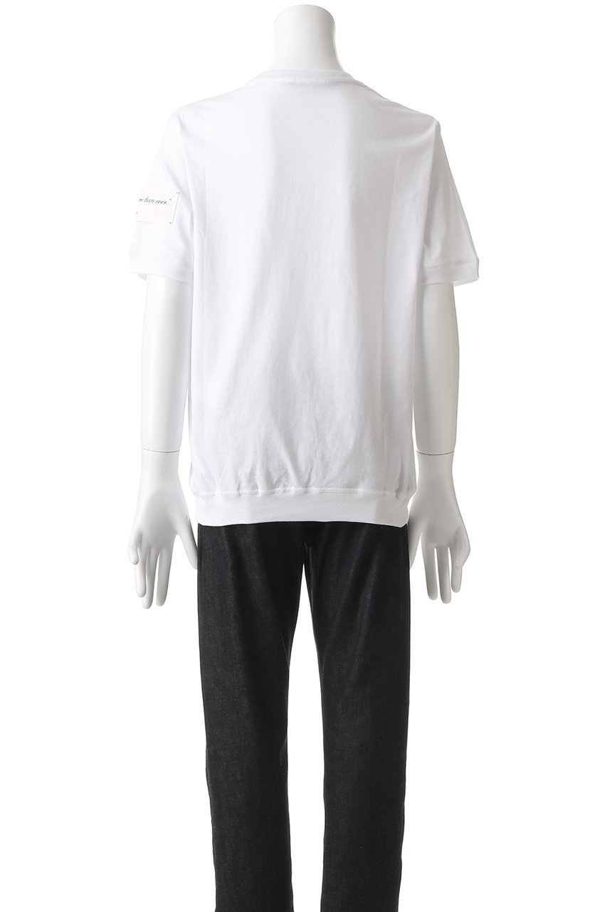 【ヌメロ ヴェントゥーノ/N°21 / MEN】の【MEN】袖エンブレムTシャツ 人気、トレンドファッション・服の通販 founy(ファニー) 　ファッション　Fashion　メンズファッション　Fashion for Men　トップス・カットソー　Cut & Sew Tops　メンズシャツ　Shirts　ショート　Short, Short Length　スタイリッシュ　Stylish, Fashionable　スリーブ　Sleeve, Long Sleeve / Short Sleeve　other-4|ID: prp329100004386411 ipo3291000000032874420