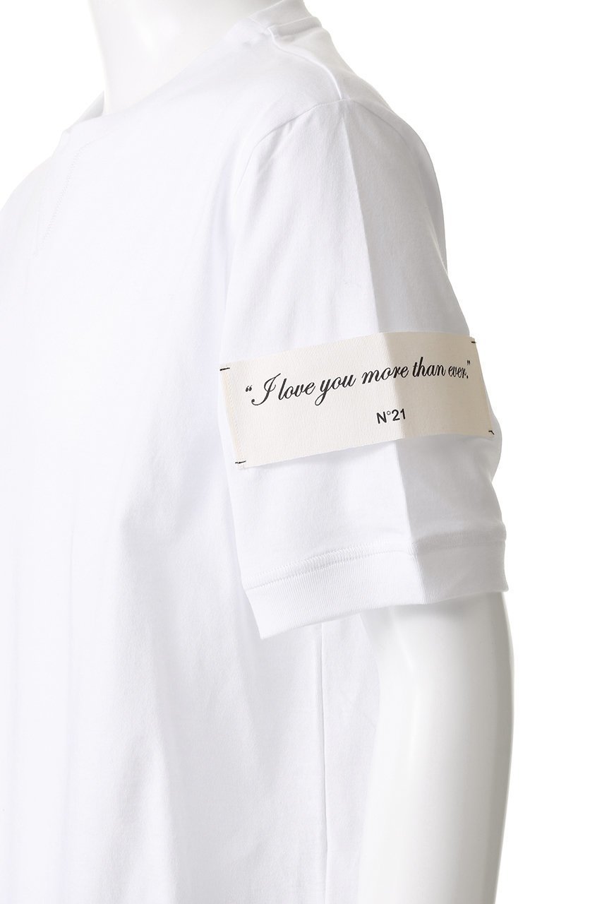 【ヌメロ ヴェントゥーノ/N°21 / MEN】の【MEN】袖エンブレムTシャツ 人気、トレンドファッション・服の通販 founy(ファニー) 　ファッション　Fashion　メンズファッション　Fashion for Men　トップス・カットソー　Cut & Sew Tops　メンズシャツ　Shirts　ショート　Short, Short Length　スタイリッシュ　Stylish, Fashionable　スリーブ　Sleeve, Long Sleeve / Short Sleeve　other-5|ID: prp329100004386411 ipo3291000000032874427