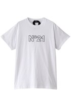 【ヌメロ ヴェントゥーノ/N°21 / MEN】の【MEN】ロゴTシャツ 人気、トレンドファッション・服の通販 founy(ファニー) ファッション Fashion メンズファッション Fashion for Men トップス・カットソー Cut & Sew Tops メンズシャツ Shirts ショート Short, Short Length スタイリッシュ Stylish, Fashionable スリーブ Sleeve, Long Sleeve / Short Sleeve ハーフ Half, Half-Length フロント Front, Front Design ロング Long, Long-Length 定番 Standard, Basic Item thumbnail ホワイト|ID: prp329100004386412 ipo3291000000032874440