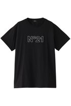 【ヌメロ ヴェントゥーノ/N°21 / MEN】の【MEN】ロゴTシャツ 人気、トレンドファッション・服の通販 founy(ファニー) ファッション Fashion メンズファッション Fashion for Men トップス・カットソー Cut & Sew Tops メンズシャツ Shirts ショート Short, Short Length スタイリッシュ Stylish, Fashionable スリーブ Sleeve, Long Sleeve / Short Sleeve ハーフ Half, Half-Length フロント Front, Front Design ロング Long, Long-Length 定番 Standard, Basic Item thumbnail ブラック|ID: prp329100004386412 ipo3291000000032874445