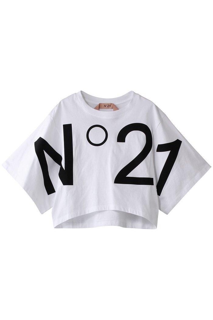 【ヌメロ ヴェントゥーノ/N°21】のロゴプリントクロップドTシャツ インテリア・キッズ・メンズ・レディースファッション・服の通販 founy(ファニー) https://founy.com/ ファッション Fashion レディースファッション WOMEN トップス・カットソー Tops/Tshirt シャツ/ブラウス Shirts/Blouses ロング / Tシャツ T-Shirts カットソー Cut and Sewn クロップド Cropped ショート Short スリーブ Sleeve バランス Balance プリント Print ワイド Wide |ID: prp329100004386414 ipo3291000000030659606