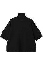 【ベイジ,/BEIGE,】のLAURA(ロラ)/半袖タートルニットトップス Black|ID: prp329100004386417 ipo3291000000032950998