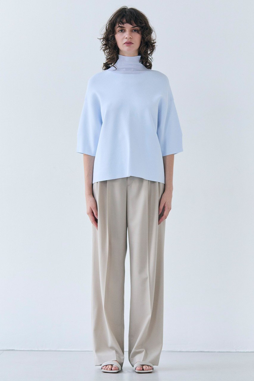 【ベイジ,/BEIGE,】のLAURA(ロラ)/半袖タートルニットトップス 人気、トレンドファッション・服の通販 founy(ファニー) 　ファッション　Fashion　レディースファッション　Fashion for Women　トップス・カットソー　Cut & Sew Tops　ニット　Knit Tops & Sweaters　カジュアルプルオーバー・ニットトップス　Pullovers & Knit Tops / Casual Pullovers　タートルネック　Turtleneck, High Neck　半袖　Short Sleeve, Half Sleeve　other-6|ID: prp329100004386417 ipo3291000000032951024