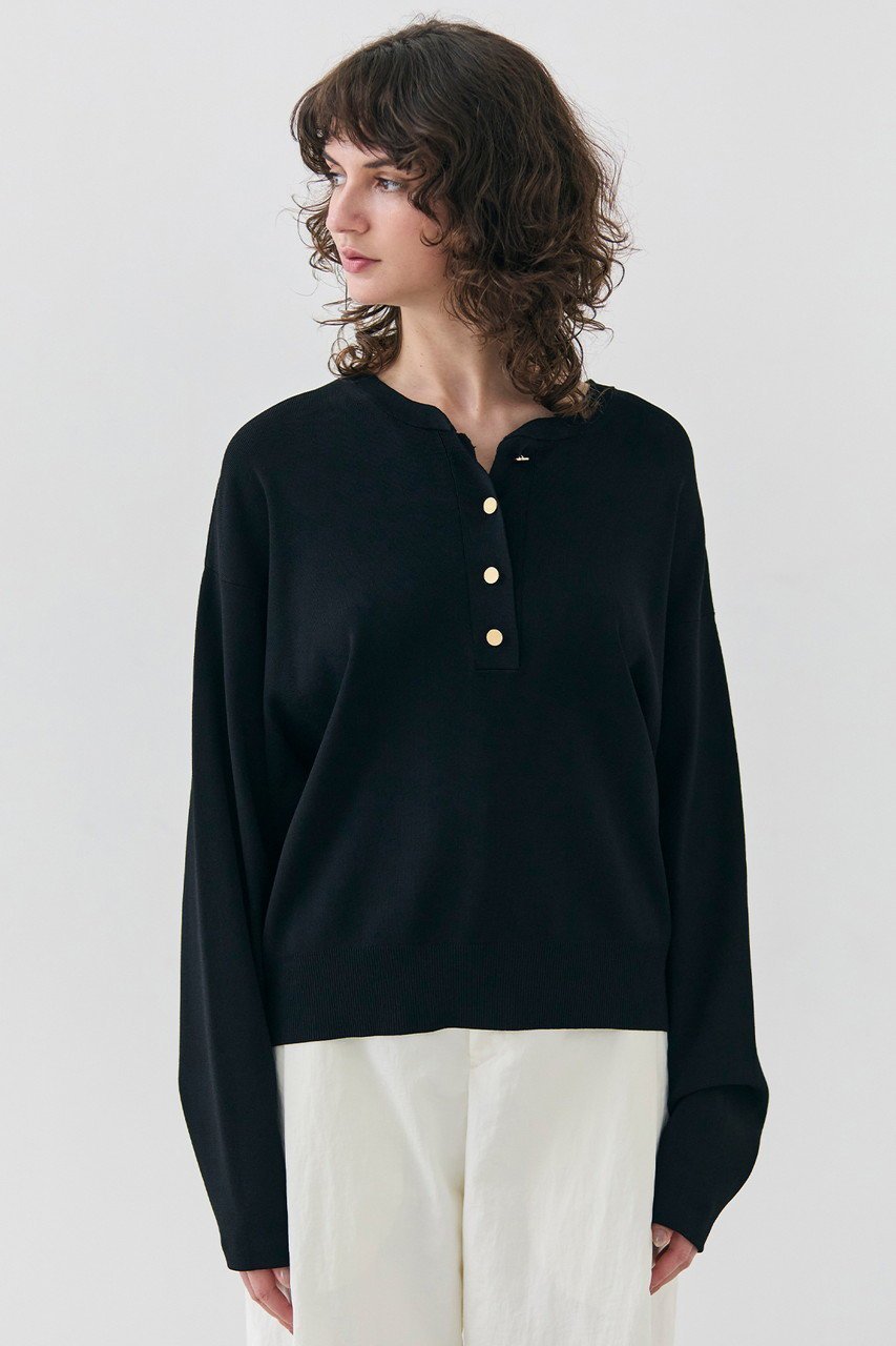 【ベイジ,/BEIGE,】のLAURA(ロラ)/スキッパー風ニットトップス 人気、トレンドファッション・服の通販 founy(ファニー) 　ファッション　Fashion　レディースファッション　WOMEN　トップス・カットソー　Tops/Tshirt　ニット　Knit Tops　プルオーバー　Pullover　シンプル　Simple　スキッパー　Skipper　リュクス　Luxe　other-7|ID: prp329100004386418 ipo3291000000031631927