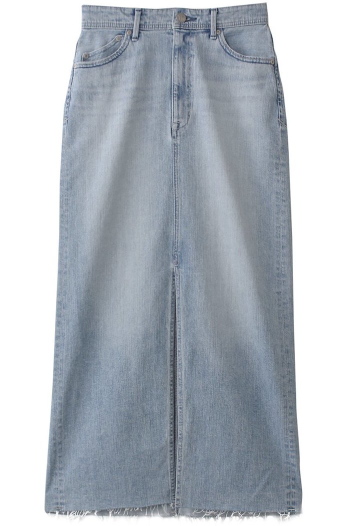 【ヤヌーク/YANUK】のスリットロングスカート インテリア・キッズ・メンズ・レディースファッション・服の通販 founy(ファニー) https://founy.com/ ファッション Fashion レディースファッション Fashion for Women スカート Skirts ロングスカート Long Skirts / Maxi & Midi Skirts ストレッチ Stretch, Stretchy Fabric ストレート Straight, Straight Cut デニム Denim, Jeans Material ロング Long, Long-Length 夏 Summer 定番 Standard, Basic Item 春 Spring S/S・春夏 SS, Spring/Summer, Warm Season |ID: prp329100004386419 ipo3291000000032825385