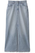 【ヤヌーク/YANUK】のスリットロングスカート 人気、トレンドファッション・服の通販 founy(ファニー) ファッション Fashion レディースファッション Fashion for Women スカート Skirts ロングスカート Long Skirts / Maxi & Midi Skirts ストレッチ Stretch, Stretchy Fabric ストレート Straight, Straight Cut デニム Denim, Jeans Material ロング Long, Long-Length 夏 Summer 定番 Standard, Basic Item 春 Spring S/S・春夏 SS, Spring/Summer, Warm Season thumbnail カットオフミスティフロスト|ID: prp329100004386419 ipo3291000000035813594