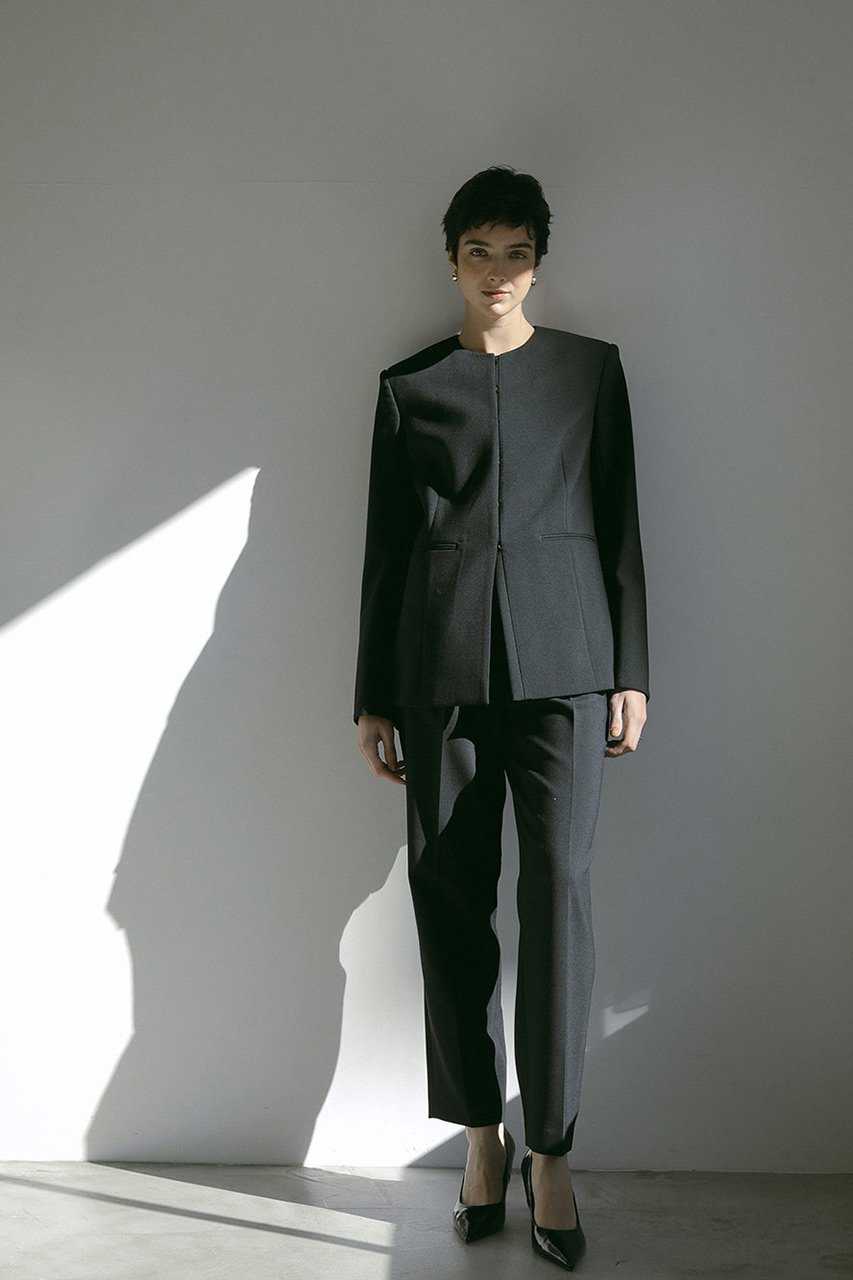 【ハー/HER.】のハイウエストストレートパンツ 人気、トレンドファッション・服の通販 founy(ファニー) 　ファッション　Fashion　レディースファッション　Fashion for Women　パンツ　Pants & Trousers　オケージョン　Occasion Wear　ストレート　Straight, Straight Cut　セットアップ　Set-Up, Coordinated Outfit　セレモニー　Ceremony　ダブル　Double, Double-Breasted　other-8|ID: prp329100004387732 ipo3291000000032918154