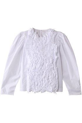 【ハー/HER.】のコンパクトフリルブラウス 人気、トレンドファッション・服の通販 founy(ファニー) ファッション Fashion レディースファッション Fashion for Women トップス・カットソー Cut & Sew Tops シャツ・ブラウス・オフィスカジュアル Elegant Blouses & Button-Ups アクセサリー Fashion Accessories インナー Innerwear ギャザー Gathered, Ruffled ジャケット Jacket, Outerwear スリーブ Sleeve, Long Sleeve / Short Sleeve フリル Frill, Ruffle ロング Long, Long-Length 再入荷 Restock / Back in Stock |ID:prp329100004387733