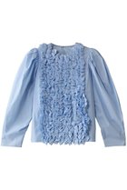 【ハー/HER.】のコンパクトフリルブラウス 人気、トレンドファッション・服の通販 founy(ファニー) ファッション Fashion レディースファッション Fashion for Women トップス・カットソー Cut & Sew Tops シャツ・ブラウス・オフィスカジュアル Elegant Blouses & Button-Ups アクセサリー Fashion Accessories インナー Innerwear ギャザー Gathered, Ruffled ジャケット Jacket, Outerwear スリーブ Sleeve, Long Sleeve / Short Sleeve フリル Frill, Ruffle ロング Long, Long-Length 再入荷 Restock / Back in Stock thumbnail ブルー|ID: prp329100004387733 ipo3291000000032732019