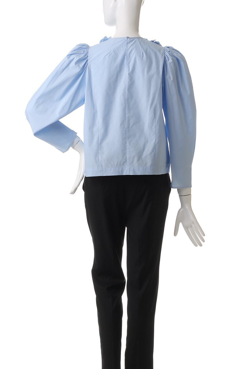 【ハー/HER.】のコンパクトフリルブラウス 人気、トレンドファッション・服の通販 founy(ファニー) 　ファッション　Fashion　レディースファッション　Fashion for Women　トップス・カットソー　Cut & Sew Tops　シャツ・ブラウス・オフィスカジュアル　Elegant Blouses & Button-Ups　アクセサリー　Fashion Accessories　インナー　Innerwear　ギャザー　Gathered, Ruffled　ジャケット　Jacket, Outerwear　スリーブ　Sleeve, Long Sleeve / Short Sleeve　フリル　Frill, Ruffle　ロング　Long, Long-Length　再入荷　Restock / Back in Stock　other-4|ID: prp329100004387733 ipo3291000000032732022