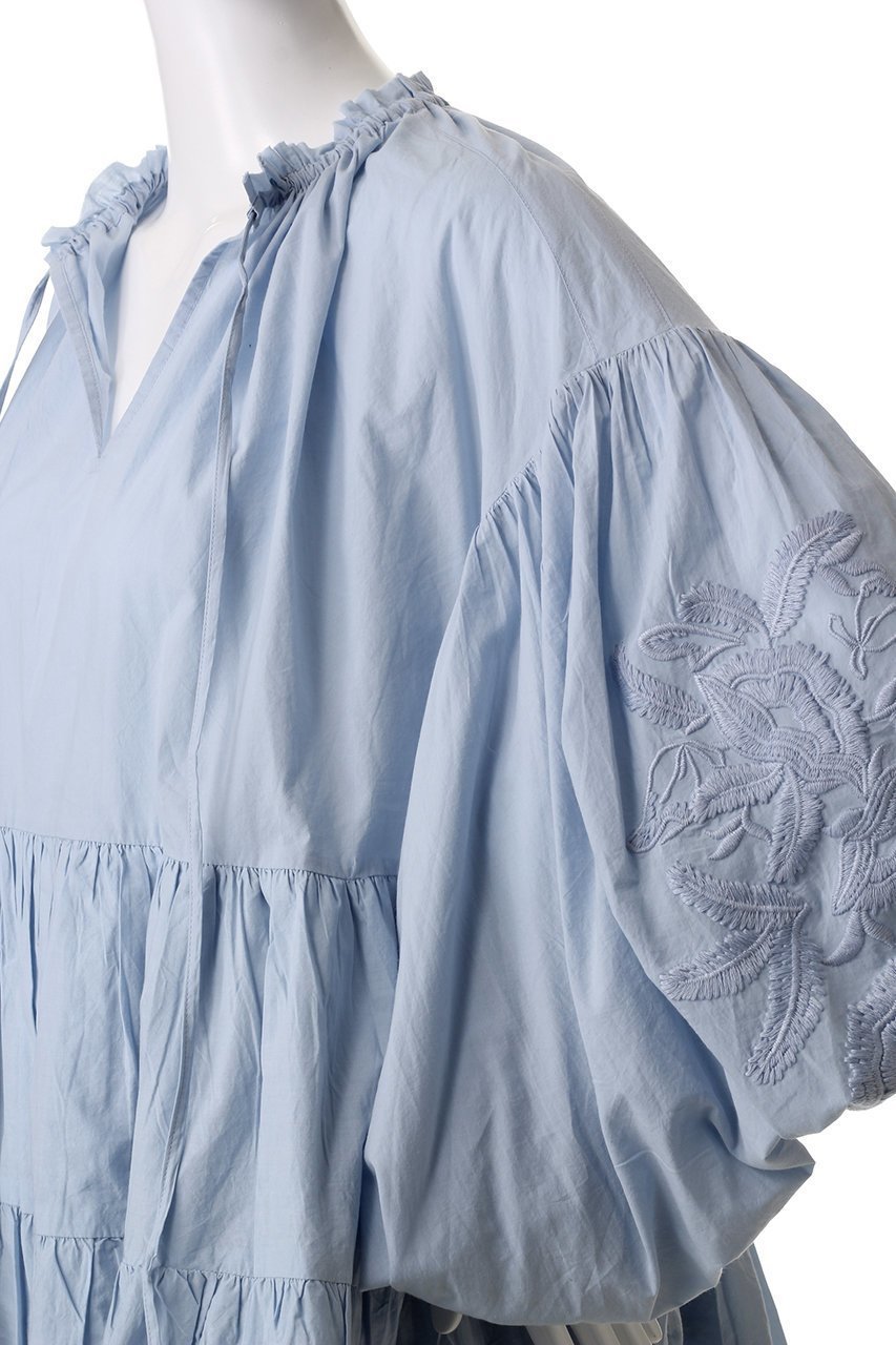 【ハー/HER.】のエンブロイダリーコットンチュニック 人気、トレンドファッション・服の通販 founy(ファニー) 　ファッション　Fashion　レディースファッション　WOMEN　ワンピース　Dress　チュニック　Tunic　イレギュラーヘム　Irregular Hem　インド　India　ギャザー　Gather　チュニック　Tunic　バルーン　Balloon　ボタニカル　Botanical　エレガント 上品　Elegant　other-5|ID: prp329100004387734 ipo3291000000031574866