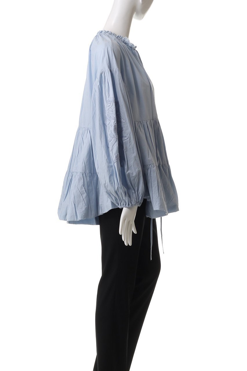 【ハー/HER.】のエンブロイダリーコットンチュニック 人気、トレンドファッション・服の通販 founy(ファニー) 　ファッション　Fashion　レディースファッション　Ladies' Fashion Online　ワンピース　Dress　チュニック　Tunic　イレギュラーヘム　Irregular Hem　インド　India　ギャザー　Gather　チュニック　Tunic　バルーン　Balloon　ボタニカル　Botanical　エレガント 上品　Elegant　再入荷　Restock/Back In Stock/Re Arrival　other-3|ID: prp329100004387734 ipo3291000000032648577