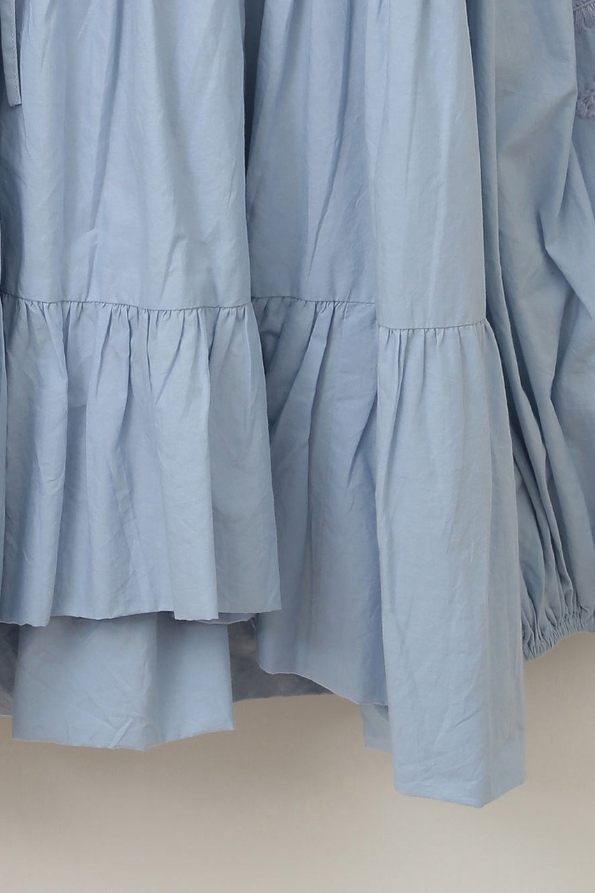 【ハー/HER.】のエンブロイダリーコットンチュニック 人気、トレンドファッション・服の通販 founy(ファニー) 　ファッション　Fashion　レディースファッション　Ladies' Fashion Online　ワンピース　Dress　チュニック　Tunic　イレギュラーヘム　Irregular Hem　インド　India　ギャザー　Gather　チュニック　Tunic　バルーン　Balloon　ボタニカル　Botanical　エレガント 上品　Elegant　再入荷　Restock/Back In Stock/Re Arrival　other-6|ID: prp329100004387734 ipo3291000000032648580