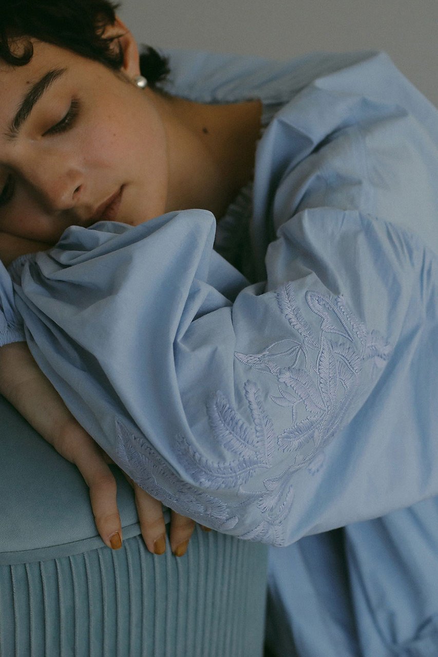 【ハー/HER.】のエンブロイダリーコットンチュニック 人気、トレンドファッション・服の通販 founy(ファニー) 　ファッション　Fashion　レディースファッション　Ladies' Fashion Online　ワンピース　Dress　チュニック　Tunic　イレギュラーヘム　Irregular Hem　インド　India　ギャザー　Gather　チュニック　Tunic　バルーン　Balloon　ボタニカル　Botanical　エレガント 上品　Elegant　再入荷　Restock/Back In Stock/Re Arrival　other-8|ID: prp329100004387734 ipo3291000000032648583