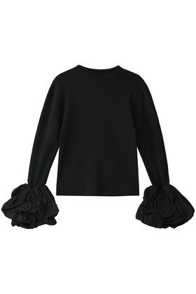 【ハー/HER.】のボリュームスリーブニットトップス 人気、トレンドファッション・服の通販 founy(ファニー) ファッション Fashion レディースファッション Fashion for Women トップス・カットソー Cut & Sew Tops ニット Knit Tops & Sweaters カジュアルプルオーバー・ニットトップス Pullovers & Knit Tops / Casual Pullovers ボリューム袖・フリルスリーブブラウス Voluminous & Ruffle Sleeves / Puffy Sleeve Tops デニム Denim, Jeans Material パターン Pattern, Design Print ベーシック Basic, Essential |ID:prp329100004387735
